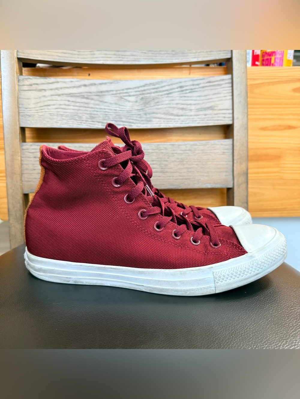 Converse Chuck Taylor All Star high-top sneakers burgundy M10 or W12